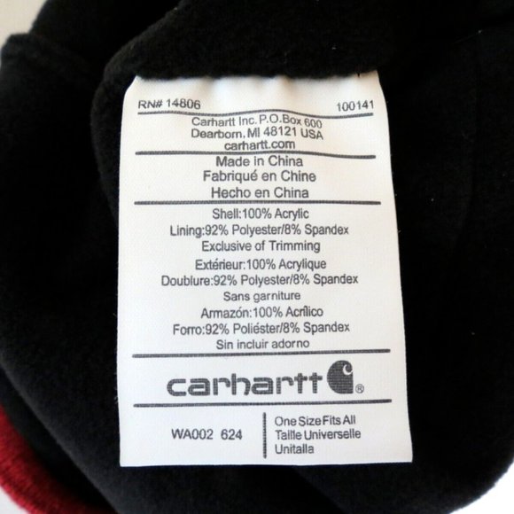 Carhartt Beanie Fleece Lined Strawberry Stripes main image 8